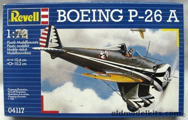 Revell 1/72 Boeing P-26A Peashooter, 04117 plastic model kit